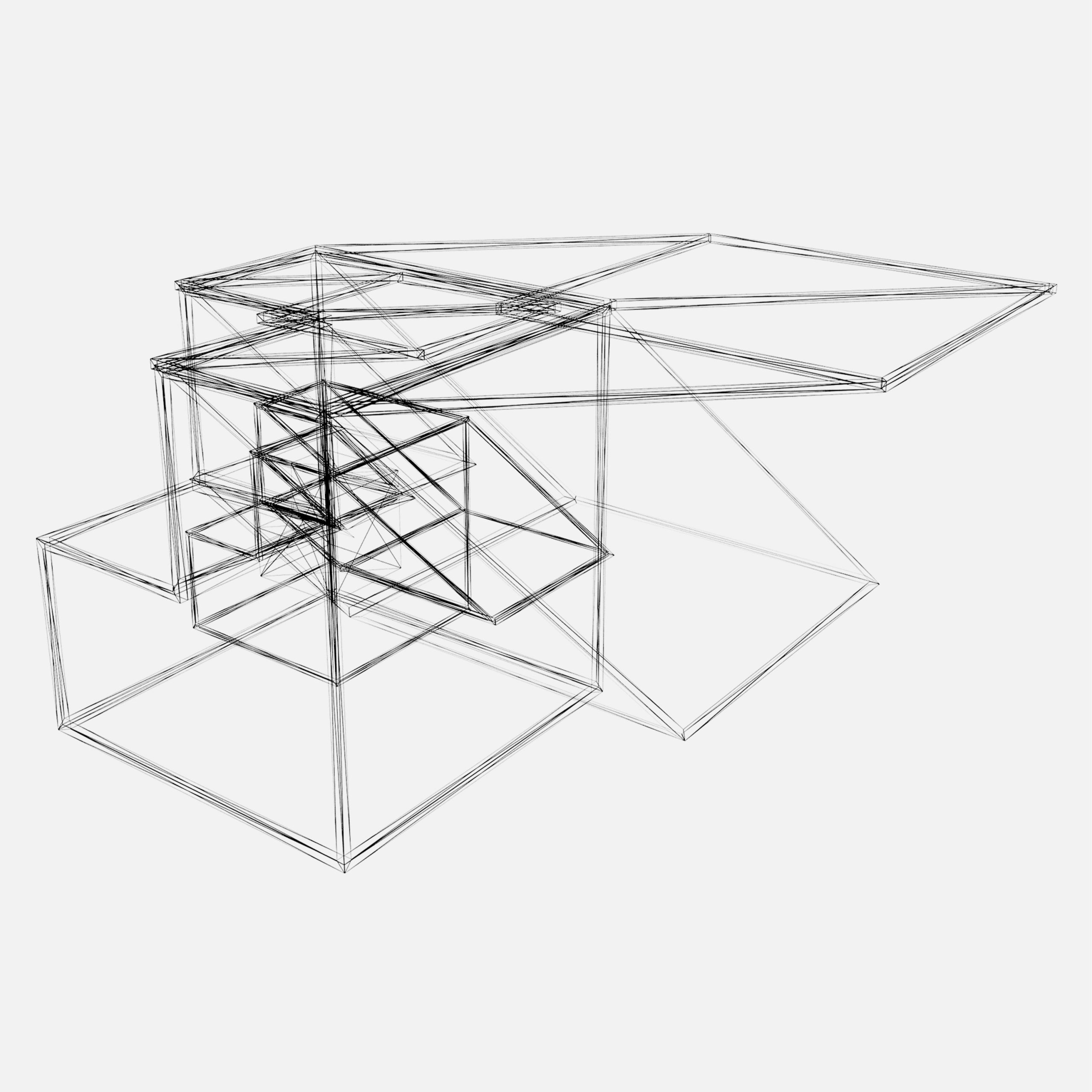 Decomposition of House El Even Odd - Eisenman -
