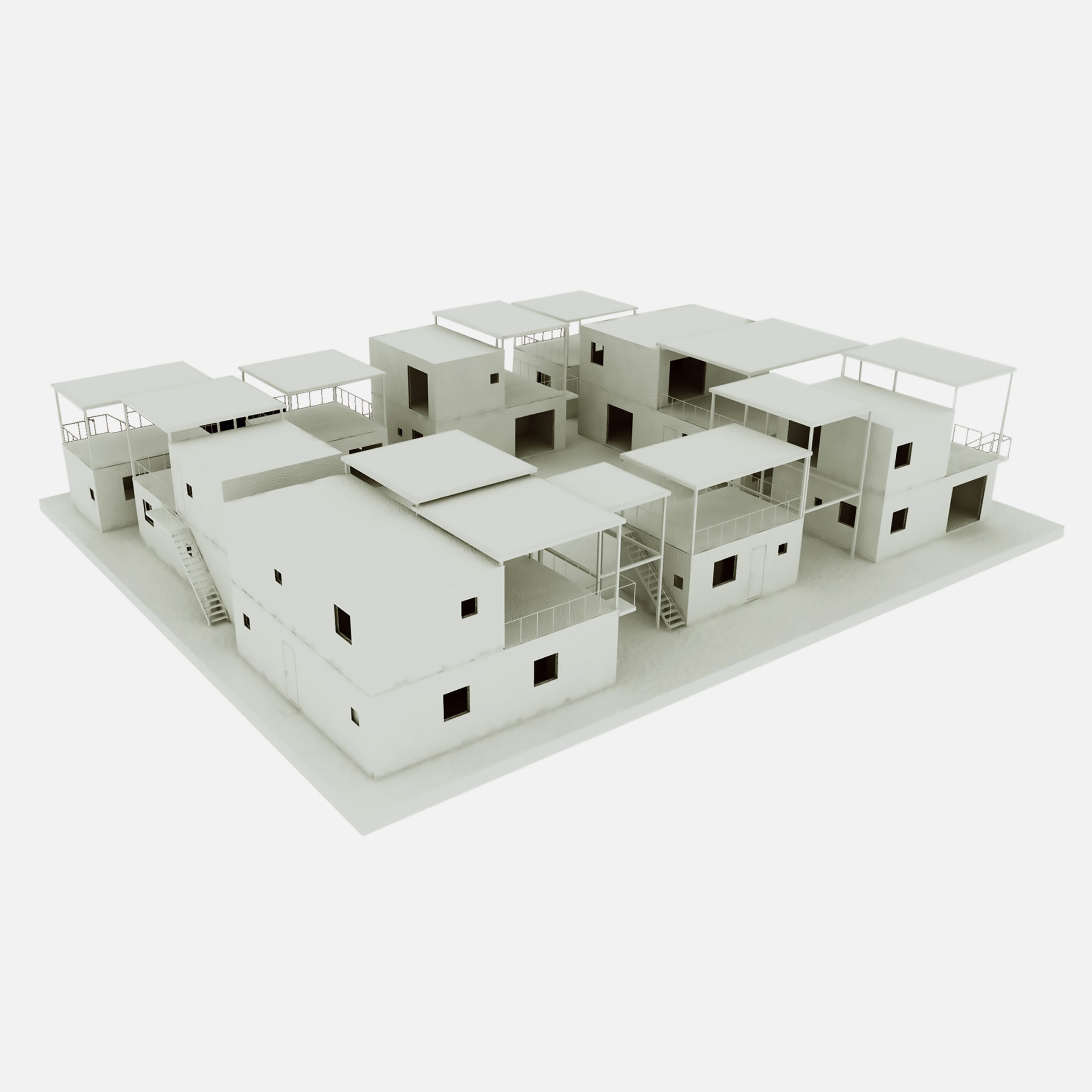 Making Heimat Refugee Housing Project by Alexandros Haridis - Model 1